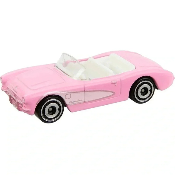 Hot Wheels 2023 Barbie 1956 Corvette Barbie The Movie - Picture 9 of 9